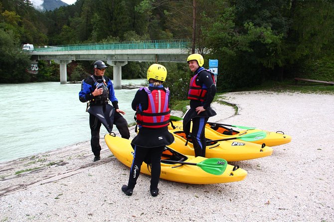 1 day KAYAK COURSE on Soča river, for beginners - Following the Soča through the valley