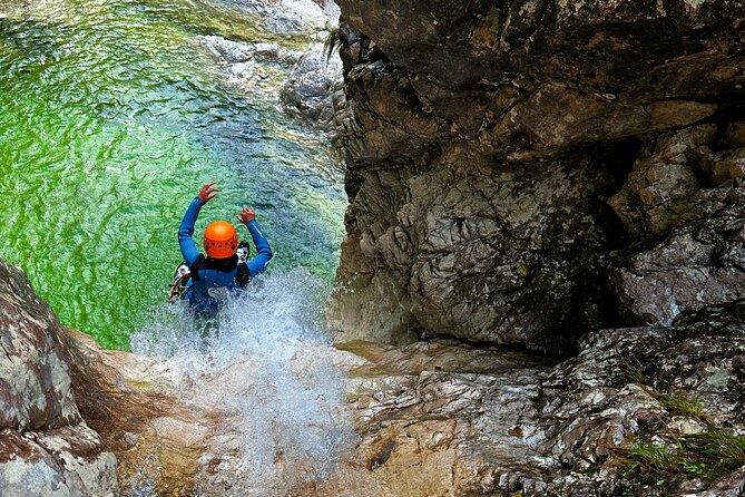 Adventure Canyoning Tour in the Fratarica Canyon - Bovec, Slovenia - The 20-minute hike to the canyon entrance