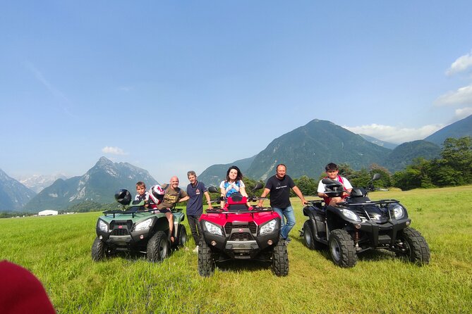 Adventure into Slovenian nature with a quad tour in Bovec. - Through the forest toward Soca Canyon