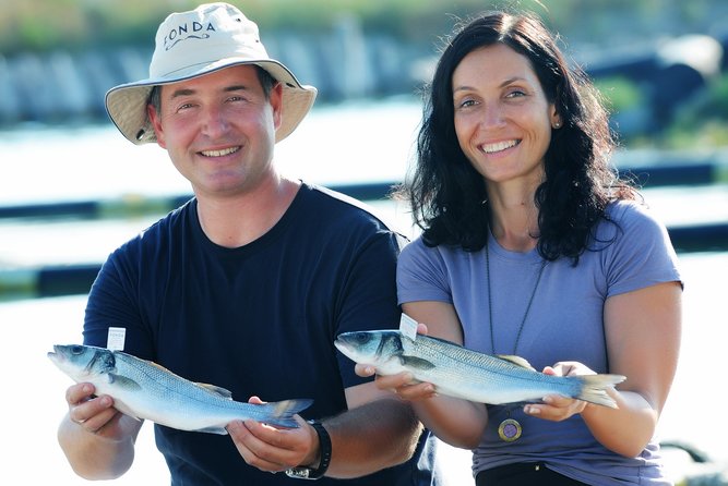 An Unforgettable Day With Fish, Wine and Olive Oil Tasting - The boat trip to Fonda Fish Garden