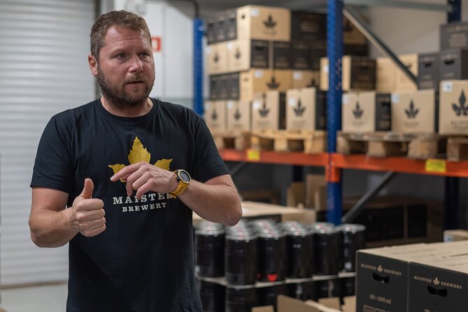 BEER WAY Kamnik Craft Brewery Visit & Tastings - Local snacks make the tasting more useful