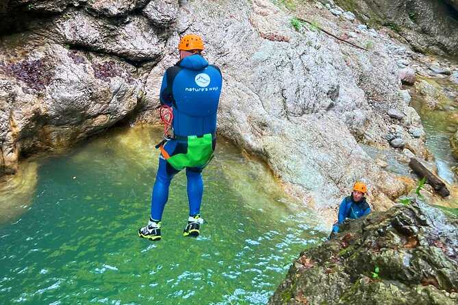 Beginner Canyoning Tour in the Sušec Canyon - Bovec Slovenia - Wetsuits, helmets, and the safety briefing