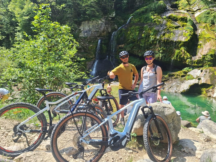 Bike Through Narnia: Waterfalls & Filming Location Bike Tour - Local food beside rushing water