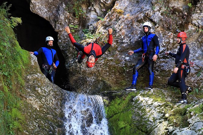 Bled and Bohinj Valley Canyoning with Hotel Pickup & Free Photos - What the guide style means for families and beginners