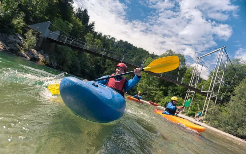 Bled: Sava River Kayaking Adventure by 3glav - The 20-minute transfer to the river