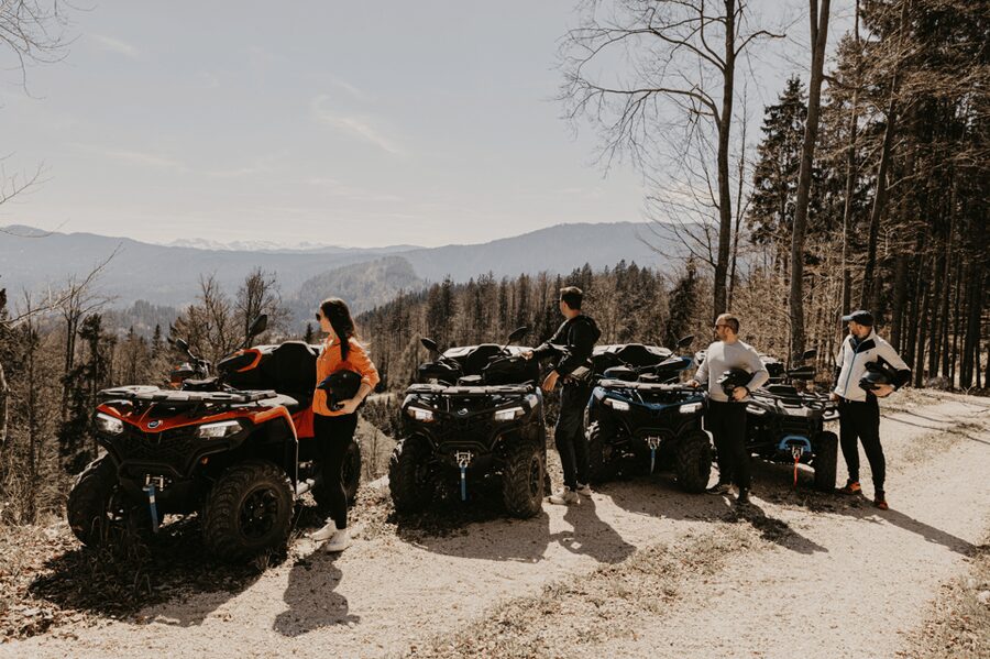 Bled: Scenic 2 hour QUAD tour - A possible hot chocolate stop