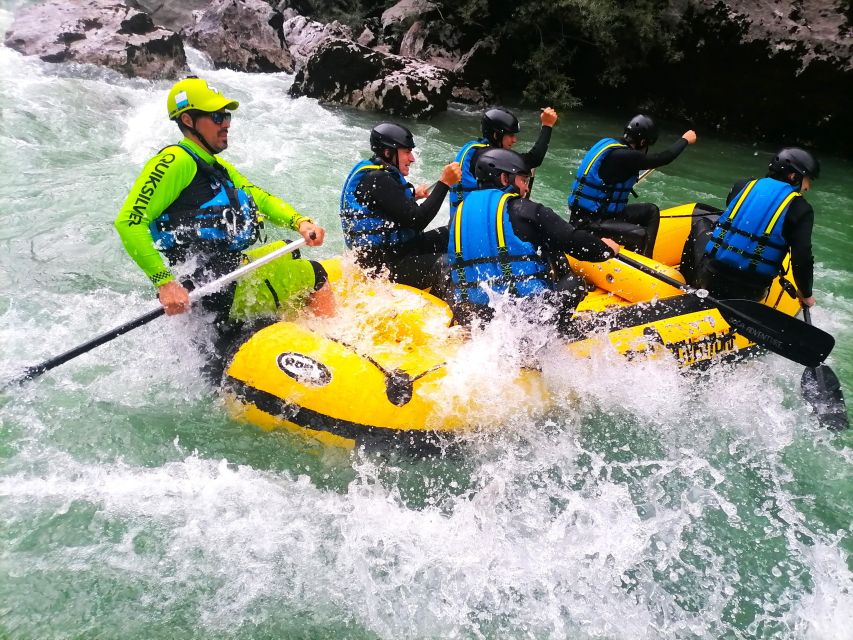 Bovec: Adventure Rafting on Emerald River Soča + FREE photos - Swimming, raft sliding, and natural pools