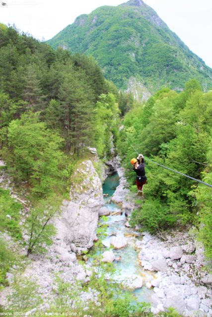 Bovec: Canyon Učja — The Longest Zipline Park in Europe - What you can see from 200 meters up