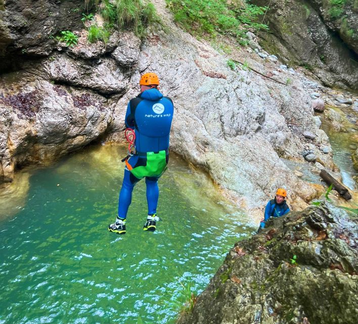 Bovec: Canyoning for Beginners Experience - The first jumps and slides build confidence