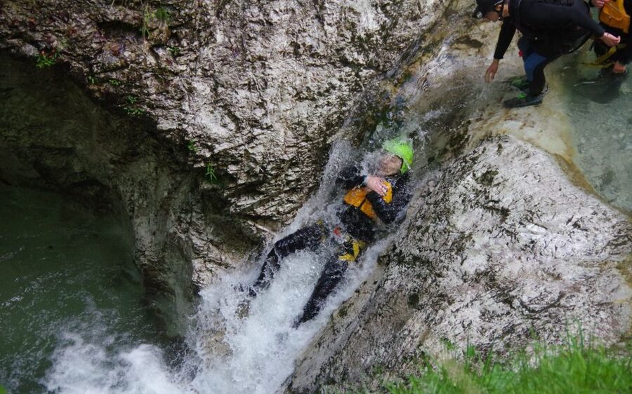 Bovec: Half-Day Canyoning Trip - The eight-minute ride to Sušec Canyon