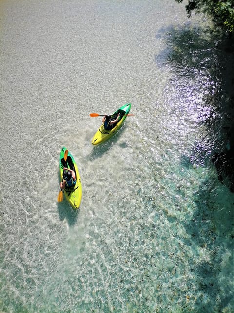 Bovec: Iconic Sit-on-Top Kayak Tour on Soča River +FREEphoto - Is $75 a fair price?