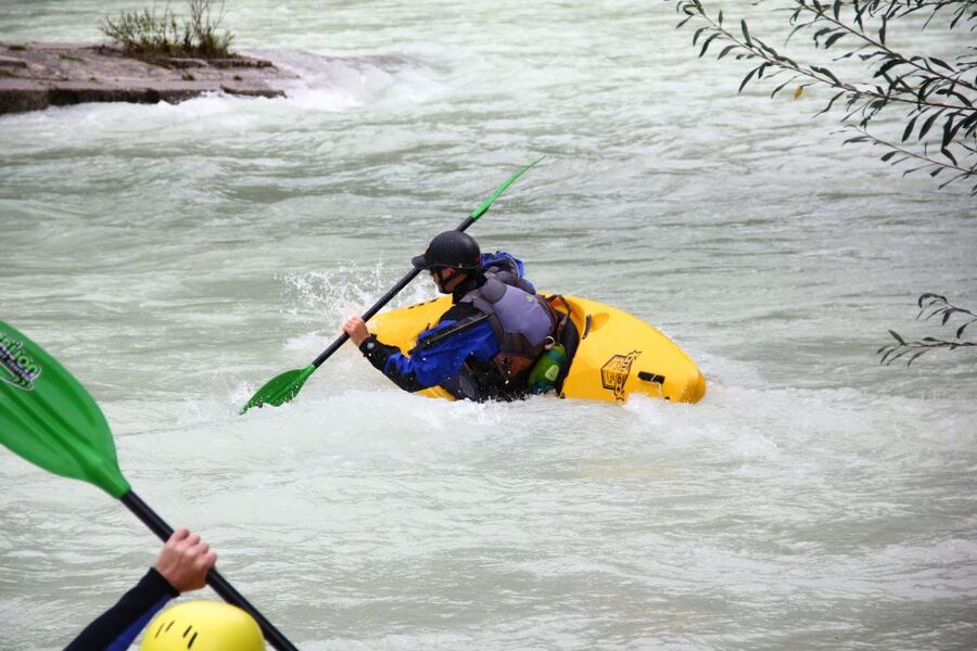 Bovec: Soča River 1-Day Beginners Kayak Course - From easy water to more challenging rapids