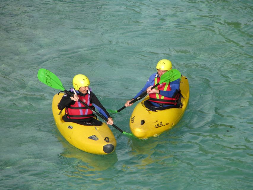 Bovec: Soča River 1-Day Beginners Kayak Course - The scenery is part of the reward