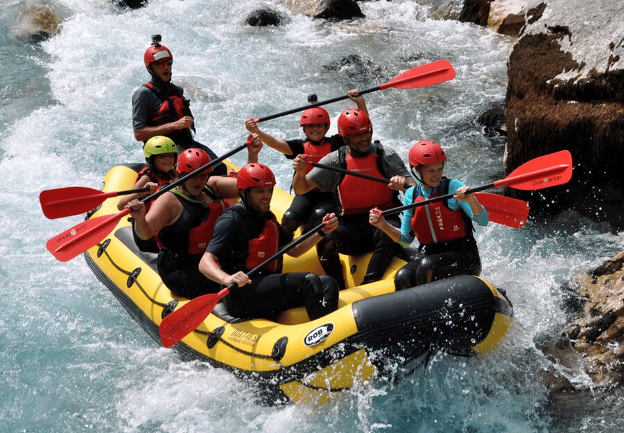 Bovec: Soca River Adventure Rafting With Photos Included - The calm first section, with swimming and valley views