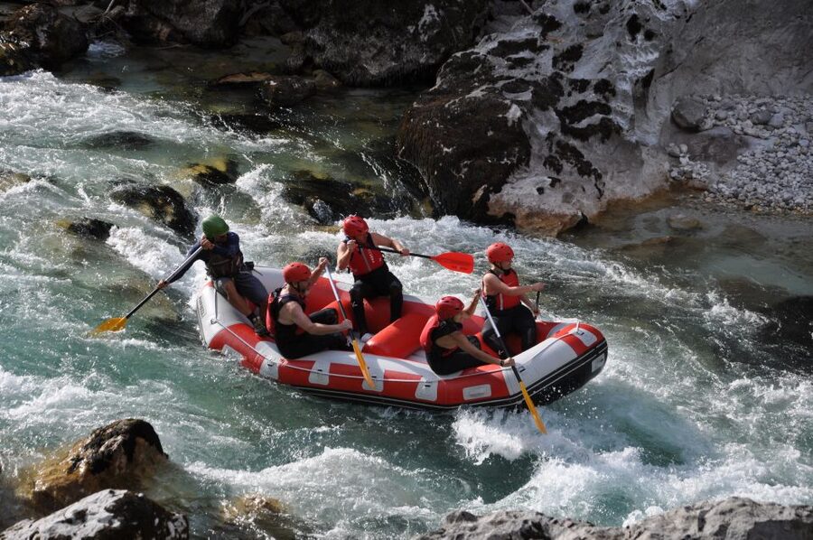 Bovec: Soca River Adventure Rafting With Photos Included - Returning to the base for showers and photos