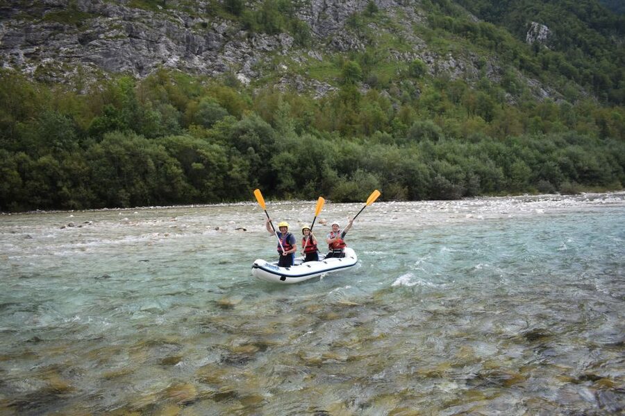 Bovec: Soča River Private Rafting Experience for Couples - The first section is gentle, then the river changes