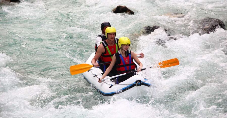 Bovec: Soča River Private Rafting Experience for Couples - Emerald pools add a welcome pause