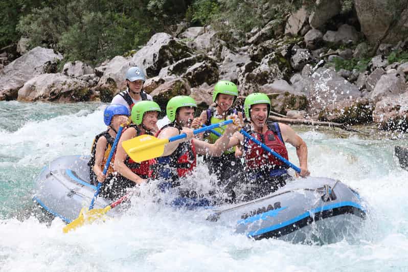 Bovec: Soča River Rafting Adventure with Photos and Drink - The eight-minute ride toward Boka Waterfall