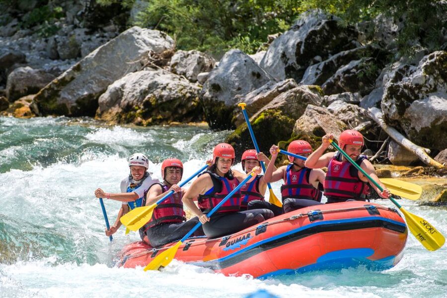 Bovec: Soča River Whitewater Rafting - The 10-minute van ride to Srpenica 1
