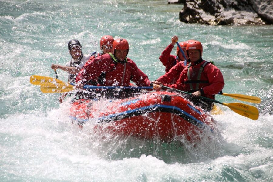 Bovec: Soča River Whitewater Rafting - The 15-minute ride back to Bovec
