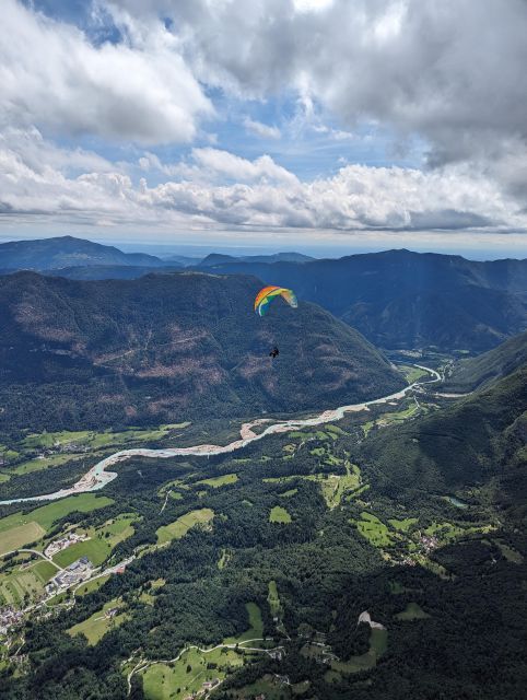 Bovec: Tandem paragliding in Julian Alps - The actual launch and flight