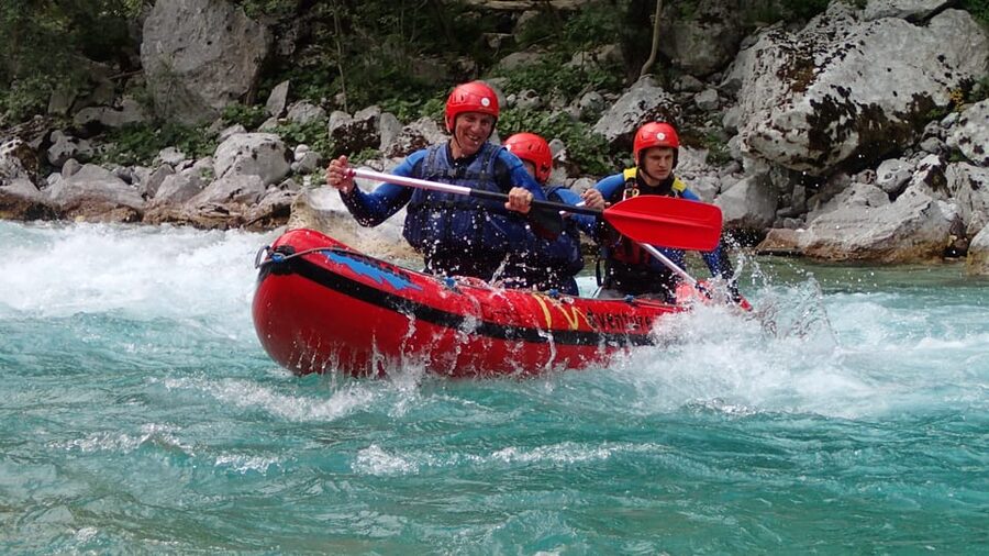 Bovec: Whitewater Canoeing on the Soča River - The short drive to the river and the safety briefing