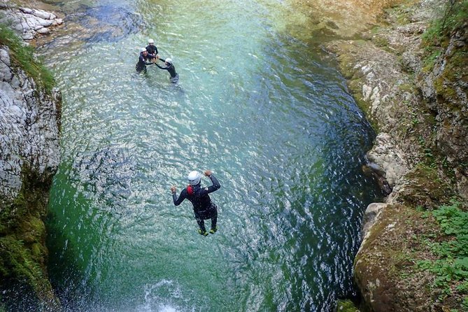 Canyoning Bled Slovenia - Rappelling, sliding, and floating on the Sava Bohinjka