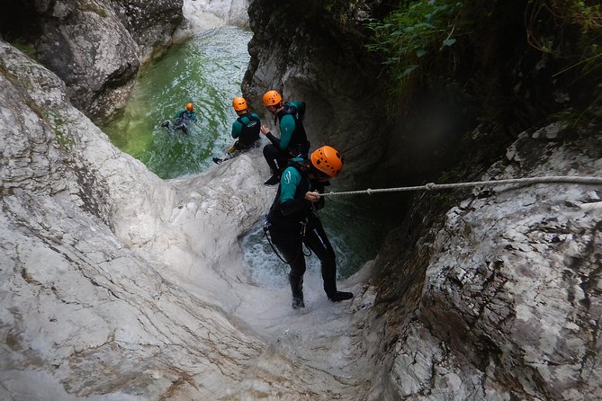 Canyoning in Fratarica Canyon - Getting ready in the supplied canyoning gear