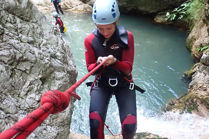 CANYONING in Susec from Bovec, Families welcome, photo service - Family suitability, with a few honest limits