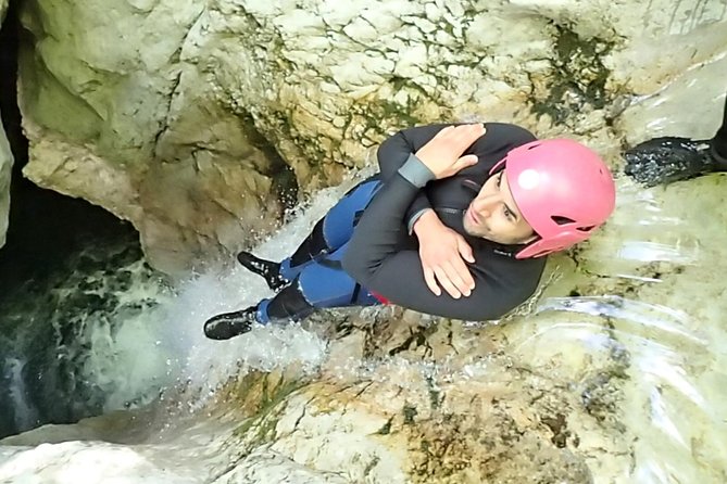 CANYONING in Susec from Bovec, Families welcome, photo service - The 20-minute mountain trail to the canyon entrance