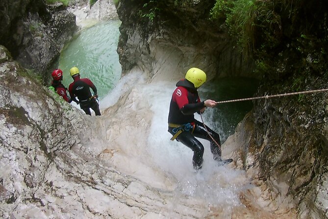 Canyoning In The Triglav National Park - The Julian Alps and Parabola waterfall