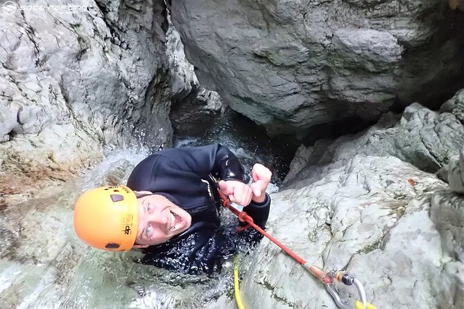 Canyoning Susec with leading local company - since 1989 - Meeting in Bovec and driving to the canyon