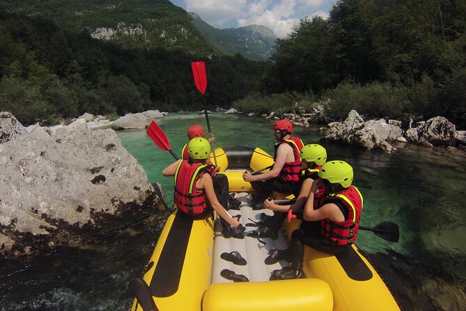 CLASSIC RAFTING on Soča river - Getting suited up for cold Soča water
