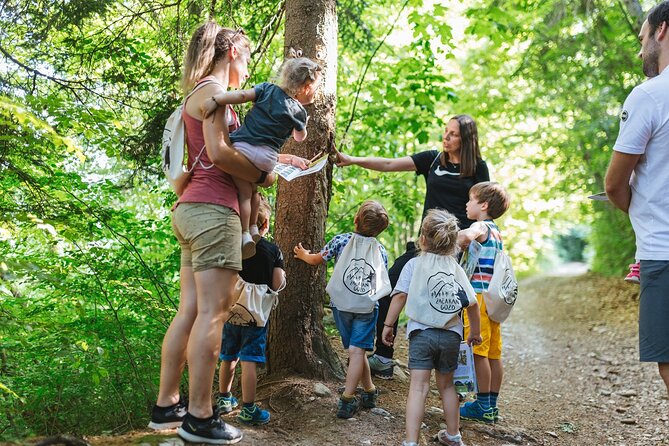 Family Adventure in Bled - Enchanted Forest theme park - Testing balance at the Dwarfs’ playground