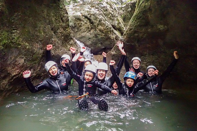 Family Canyoning near Lake Bled - A Guide Who Keeps the Mood Light