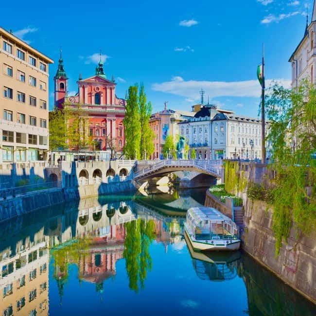 From Trieste: Ljubljana and Lake Bled Full-Day Bus Tour - Ljubljana around the Ljubljanica River