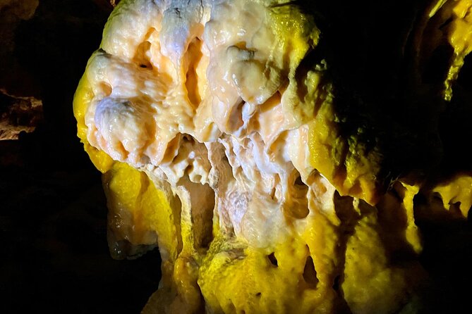 Full-day tour of Postojna Cave and Bled Lake From Ljubljana - Inside Postojna Cave by train