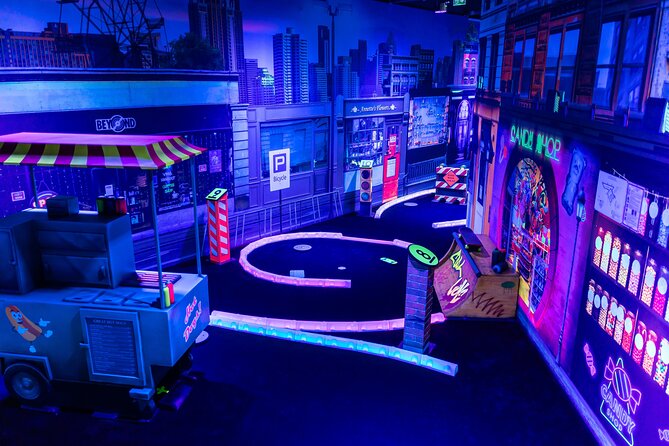 Glow In The Dark Mini Golf Course in Maribor - Difficulty: Friendly Rather Than Fierce