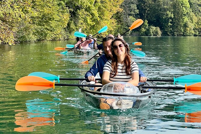 Guided Clear Kayak Tour in Bled - Views of Bled Castle and the island church