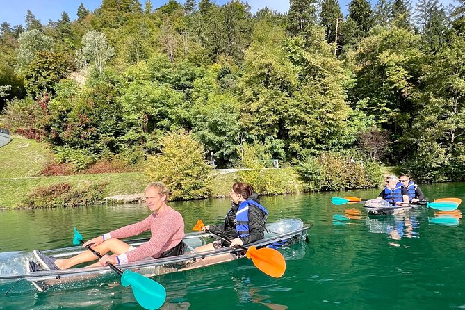 Guided Clear Kayak Tour in Bled - Weather, cancellation, and arriving prepared