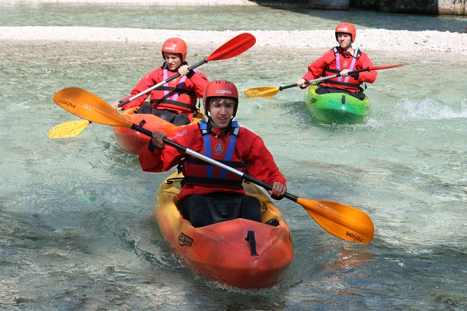 Guided Sit on Top Kayak Trip on Soca River - Meeting Sport Mix in central Bovec