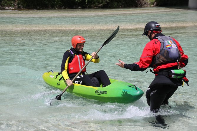 Guided Sit on Top Kayak Trip on Soca River - Boka Waterfall and the Soca Valley views