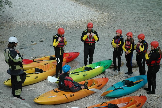 Guided Sit on Top Kayak Trip on Soca River - Learning the river before you paddle