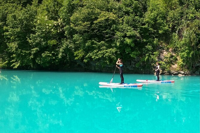 Half-Day Private SUP along Soca River - Trying tricks and enjoying the board