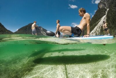 Half Day Stand-up Paddle Boarding (SUP) trip on Lake Predil