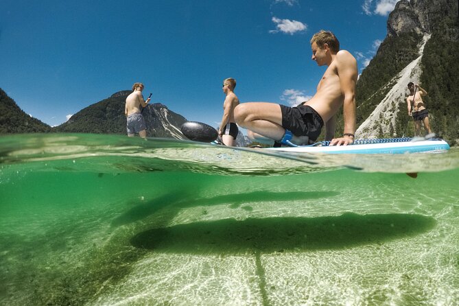Half Day Stand-up Paddle Boarding (SUP) trip on Lake Predil - Meeting Andrej in Bovec