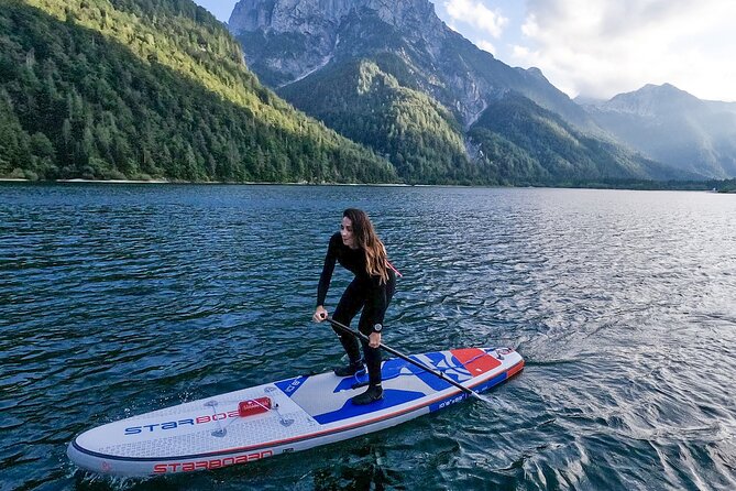 Half-Day Stand-Up Paddleboarding on Lake Predil - Meeting in Central Bovec and Driving Through Predil Pass