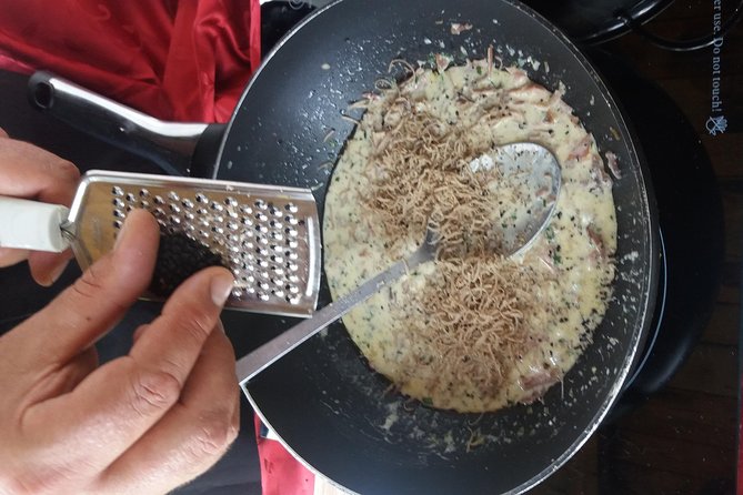 Istria - Truffles: Hunting & Cooking & Tasting, Slovenia - The welcome tasting beneath the pergola