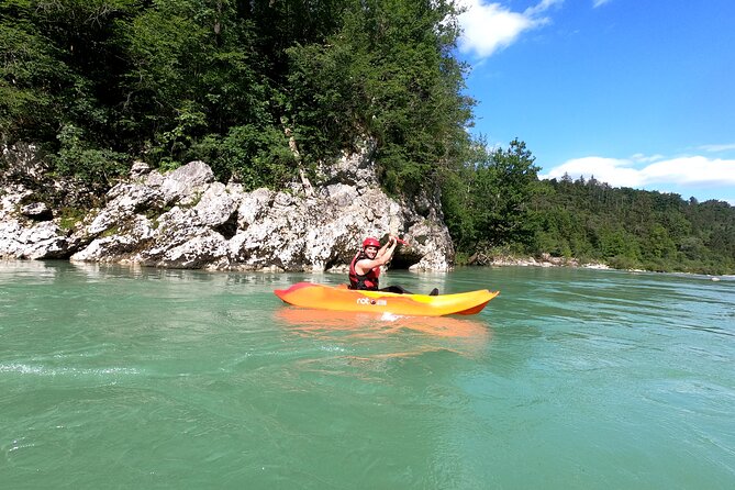 Kayaking in Bled - The cliff jump and the gentler gorge finish