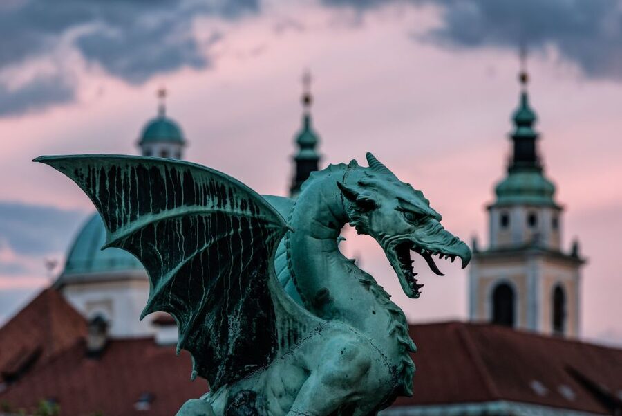 Ljubljana: Guided Walk & Funicular Ride to Ljubljana Castle - Crossing Cobblers’ Bridge